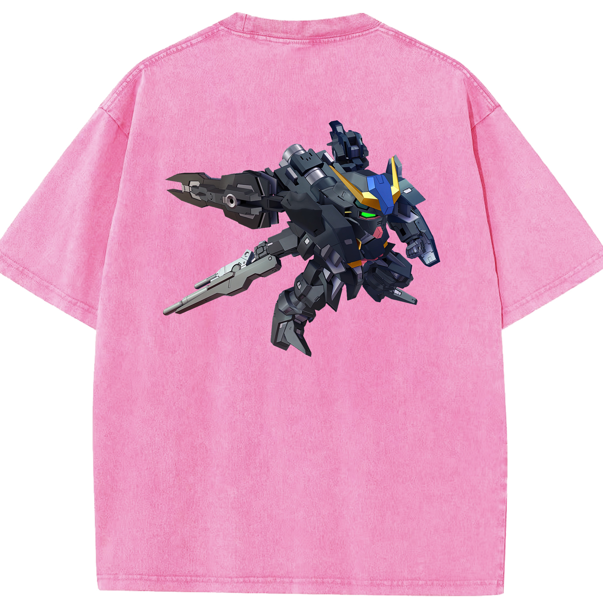 （画像用） 機動戦士ガンダム Mobile Suit Gundam 綿100% ヴィンテージ風 半袖Tシャツ（背面プリント）